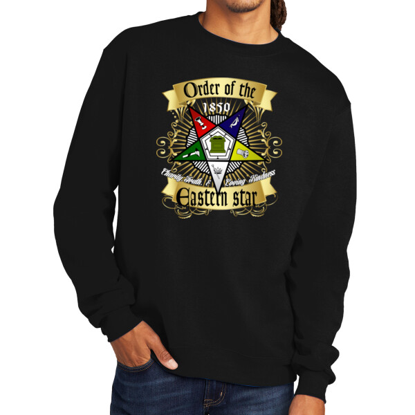 Eastern Star - Premium Eco Fleece Crewneck Sweatshirt Thumbnail