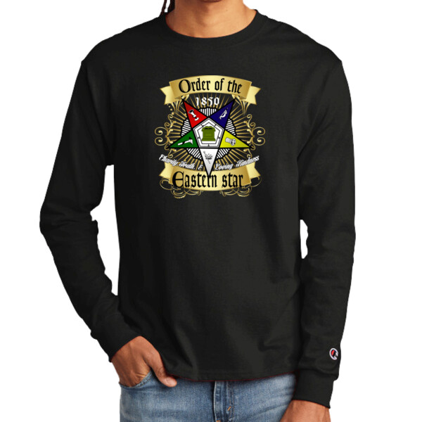 Eastern Star - Premium 5.2 Oz. Jersey Long Sleeve Tee Thumbnail