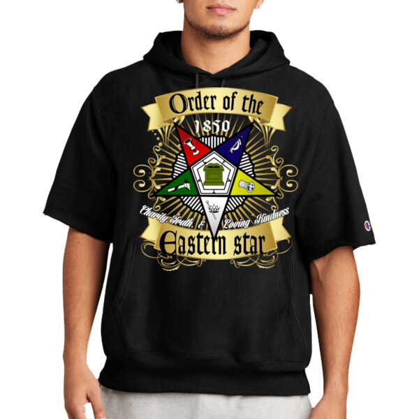 Eastern Star - Premium Short Sleeve Hooded Sweatshirt Thumbnail