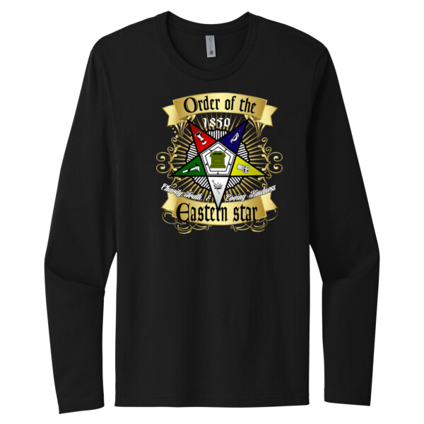 Eastern Star - Unisex Premium Cotton Long Sleeve T-Shirt Thumbnail
