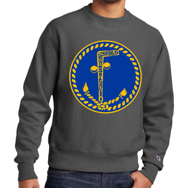 Emblem - Premium Garment Dyed Crewneck Sweatshirt Thumbnail