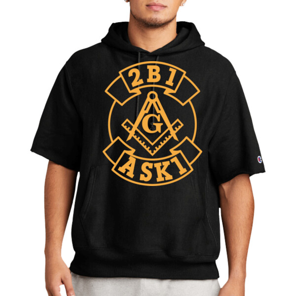 ASK - Premium Short Sleeve Hooded Sweatshirt Thumbnail