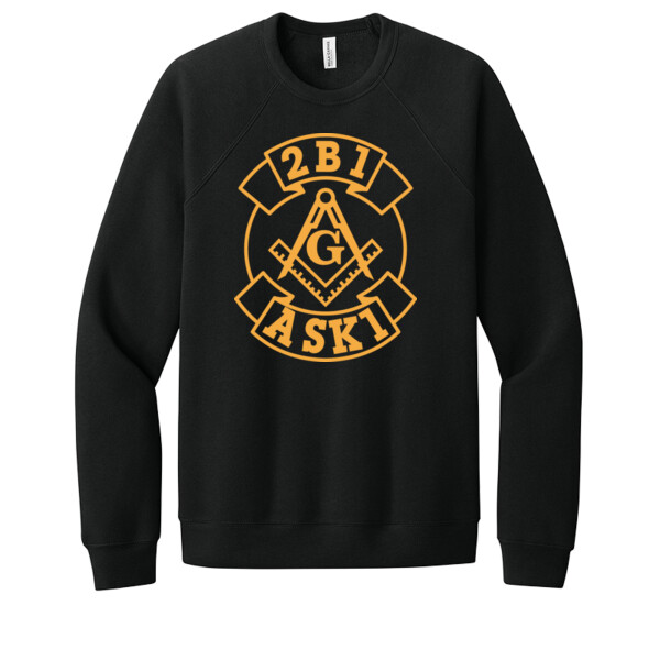 ASK - Unisex Premium Sponge Fleece Crew Sweatshirt Thumbnail