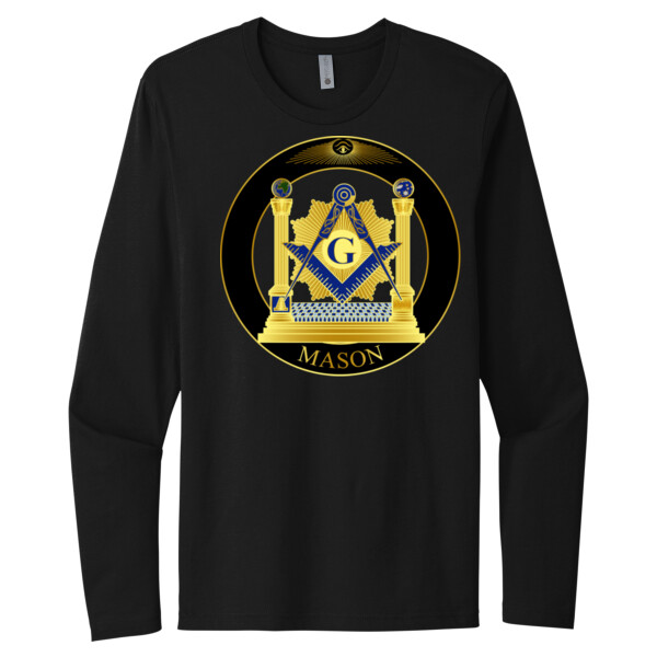 Mason - Unisex Premium Cotton Long Sleeve T-Shirt Thumbnail