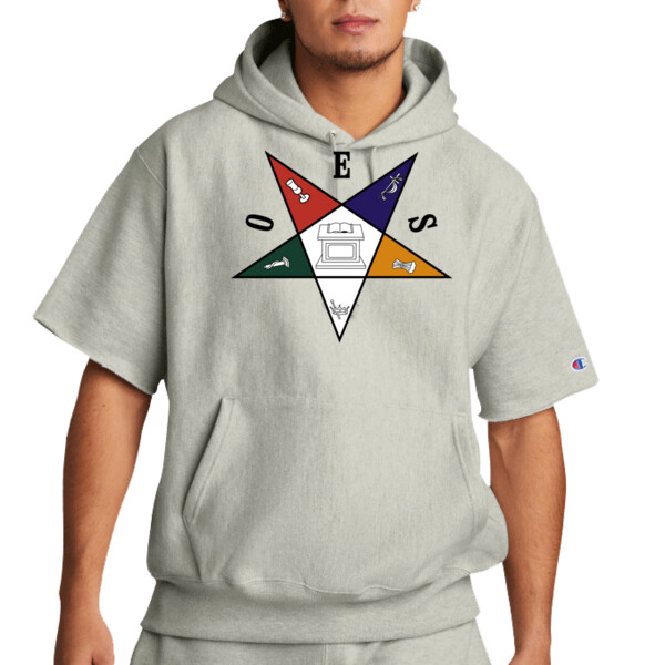 Star - Premium Short Sleeve Hooded Sweatshirt Thumbnail