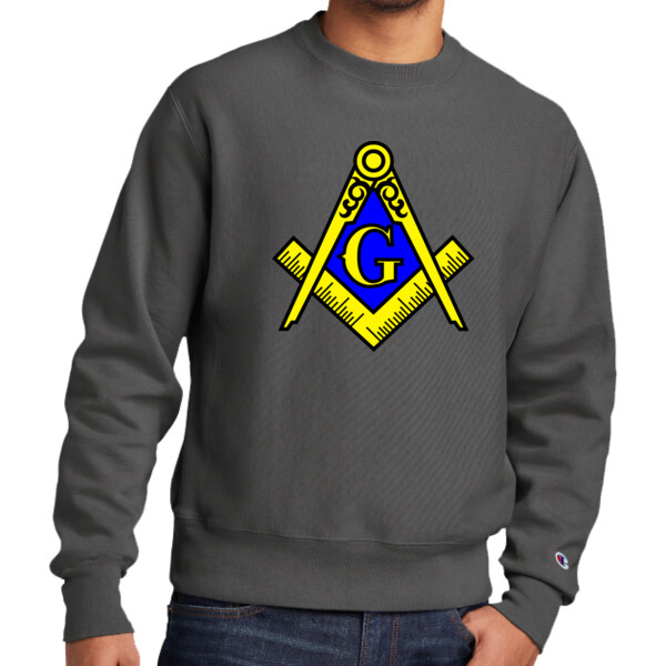 Free Mason - Premium Garment Dyed Crewneck Sweatshirt Thumbnail
