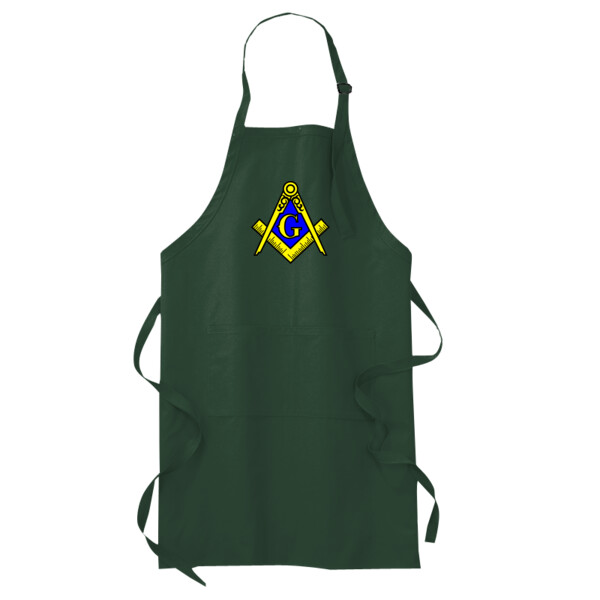 Free Mason - Full Length Apron with Pockets Thumbnail