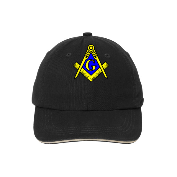 Free Mason - Sandwich Bill Cap with Striped Closure Thumbnail