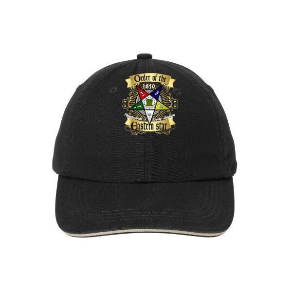 Eastern Star - Sandwich Bill Cap with Striped Closure Thumbnail