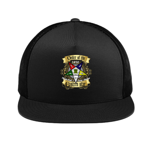 Eastern Star - Yupoong ® 5 Panel Classic Trucker Mesh Back Cap Thumbnail