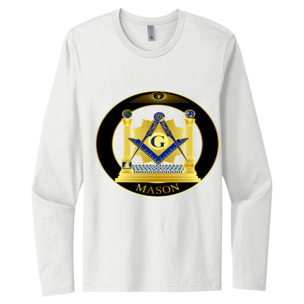 MASON - Unisex Premium Cotton Long Sleeve T-Shirt Thumbnail
