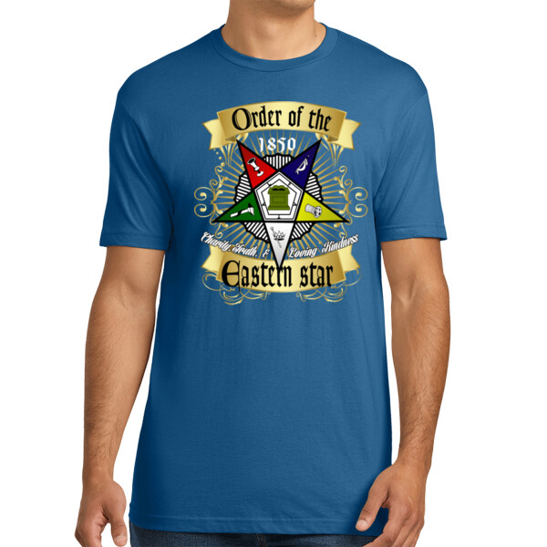 EASTERN STAR - Unisex Premium Cotton T-Shirt Thumbnail