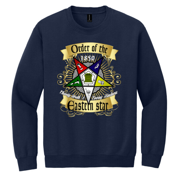 EASTERN STAR - Unisex Heavy Blend Crewneck Sweatshirt Thumbnail