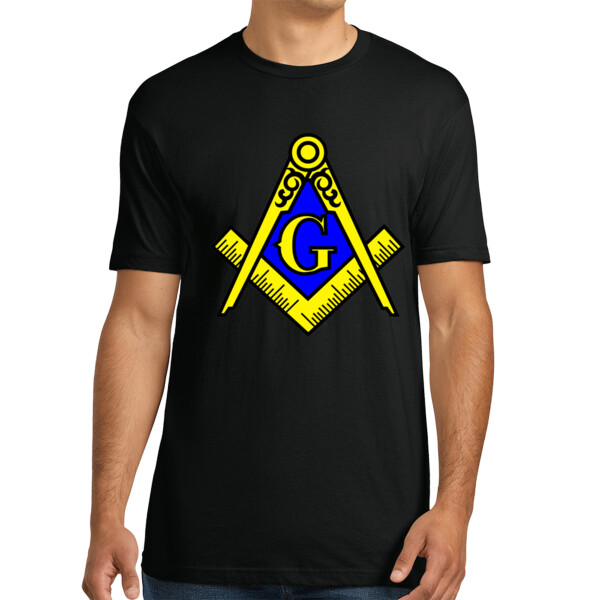 FREE MASON - Unisex Premium Cotton T-Shirt Thumbnail