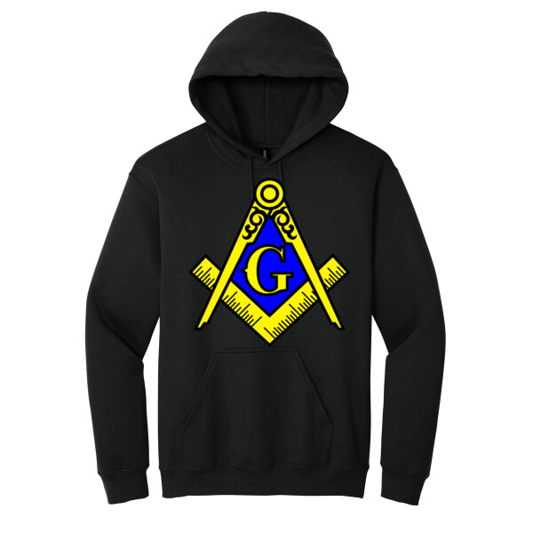 FREE MASON - Unisex Heavy Blend Hooded Sweatshirt Thumbnail