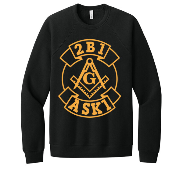 2B1ASK1 - Unisex Premium Fleece Crew Sweatshirt Thumbnail
