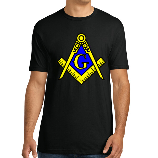 FREE MASON - Unisex Premium Cotton T-Shirt Thumbnail
